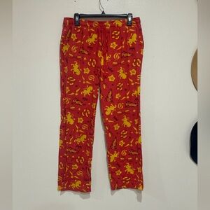 Hot Topic Red and Yellow Gryffindor pajama pants